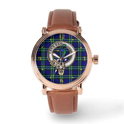 Arbuthnot Clan Badge & Tartan  Watch