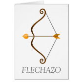 Arc and shoots with an arrow of Cupid. Sling (Front)