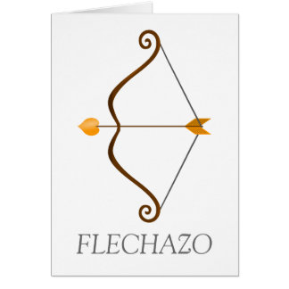 Arc and shoots with an arrow of Cupid. Sling Cards