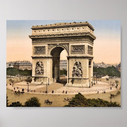 Arc de Triomphe de lEtoile Paris France classi Poster