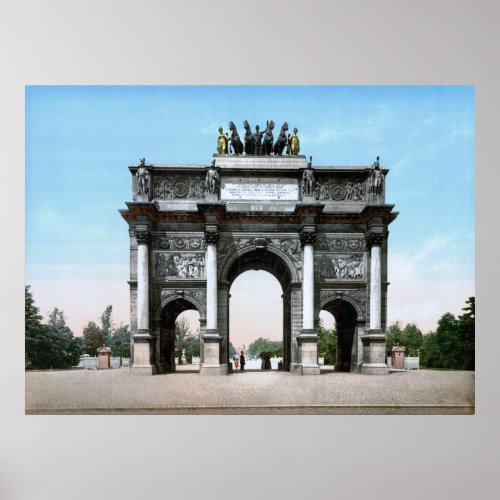 Arc de Triomphe du Carrousel Poster