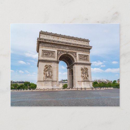 Arc de Triomphe in Paris France Postcard