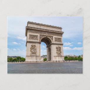 Arc de Triomphe in Paris, France Postcard