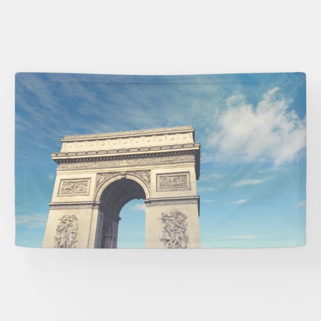 Arc de Triomphe Paris Banner (Horizontal)
