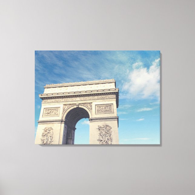 Arc de Triomphe Paris Canvas Print (Front)
