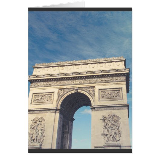Arc de Triomphe Paris Cards (Front)