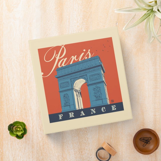 Arc de Triomphe | Paris, France 3 Ring Binder (In Situ)