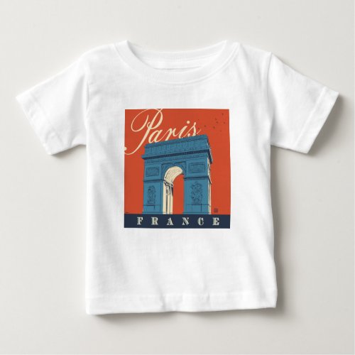 Arc de Triomphe  Paris France Baby T_Shirt