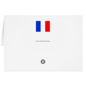 Arc de Triomphe Paris France Cards (Back Horizontal)