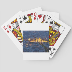 Arc De Triomphe Paris France Cosmopolitan City Poker Cards