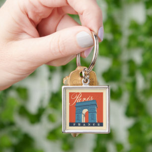 Arc de Triomphe Paris, France Keychain