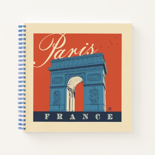 Arc de Triomphe  Paris France Notebook