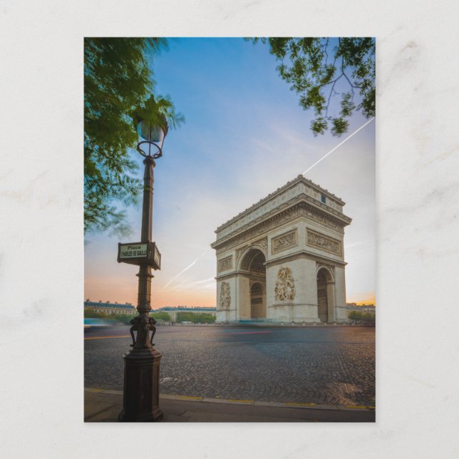 Arc de Triomphe |  Paris, France Postcard (Front)