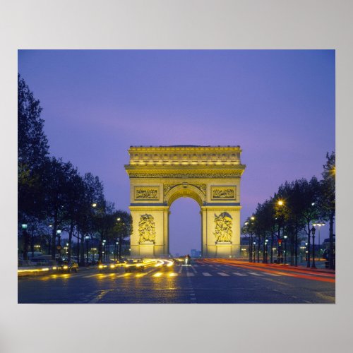 Arc de Triomphe Paris France Poster