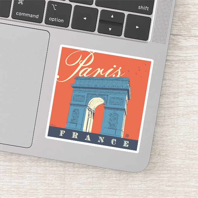 Arc de Triomphe | Paris, France Sticker (Detail)