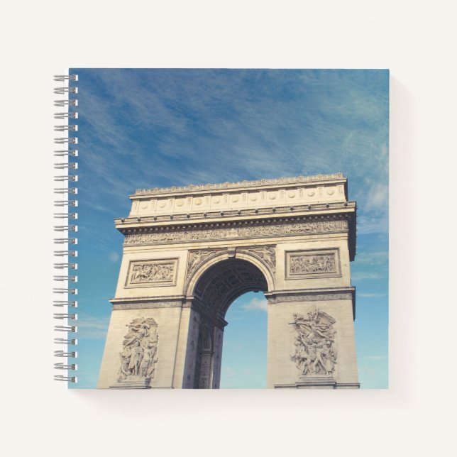 Arc de Triomphe Paris Notebook (Front)