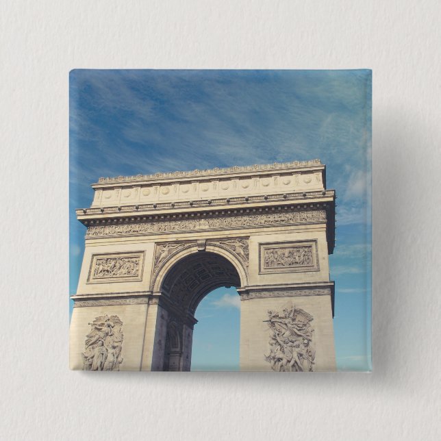 Arc de Triomphe Paris Pinback Button (Front)