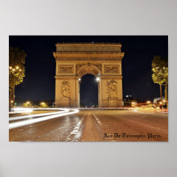 Arc De Triomphe,Paris Poster