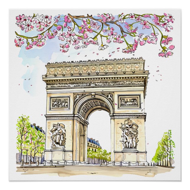 Arc de Triomphe (Paris) Poster (Front)