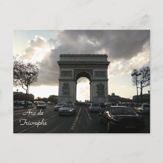 Arc de Triomphe Postcard (Front)