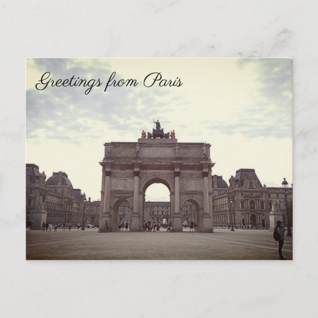 Arc de Triomphe Postcard (Front)