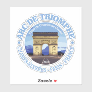 Arc de Triomphe (rd) Sticker