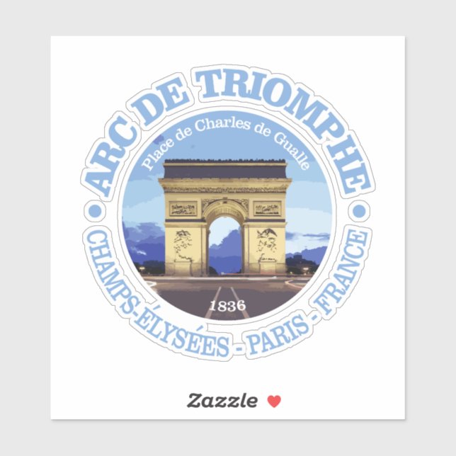 Arc de Triomphe (rd) Sticker (Sheet)