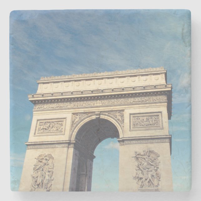 Arc de triomphe stone coaster (Front)