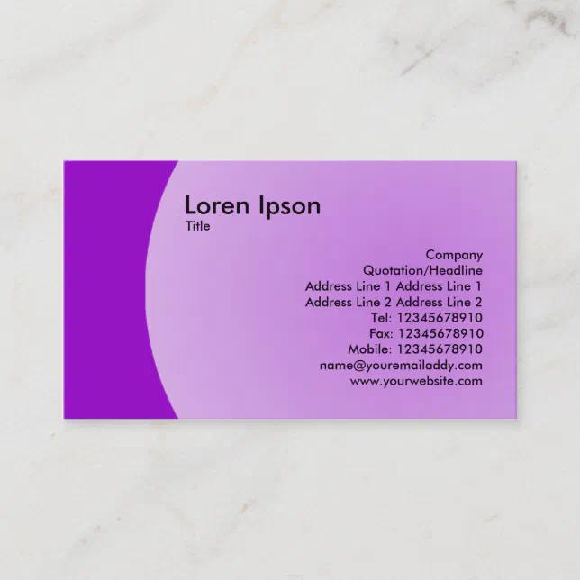 Arc Design Business Card | Zazzle