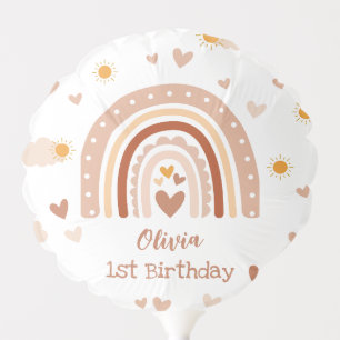 Arc en ciel Boheme - 1 year Anniversary Girl Balloon