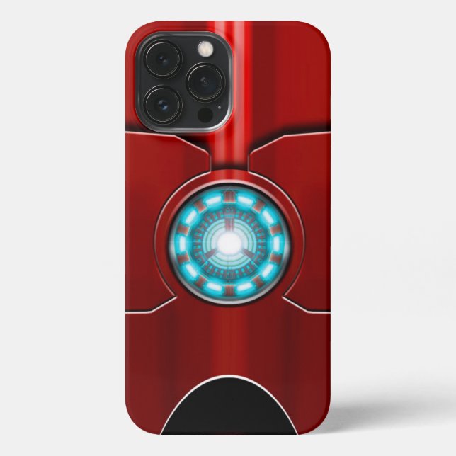 Arc Reactor Red Armor  iPhone Case (Back)