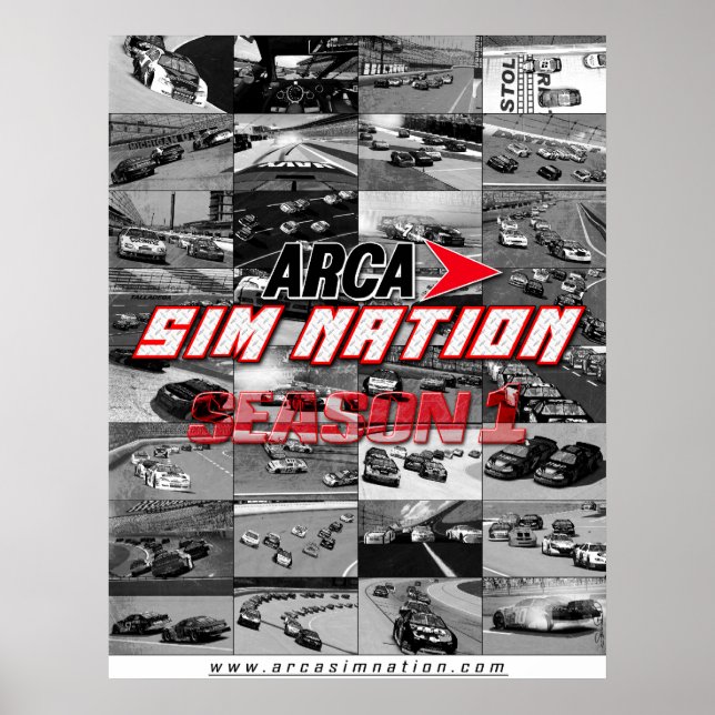 Arca Sim Nation Season 1 Collage Poster (Front)