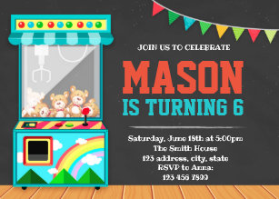 Arcade Invitations Zazzle