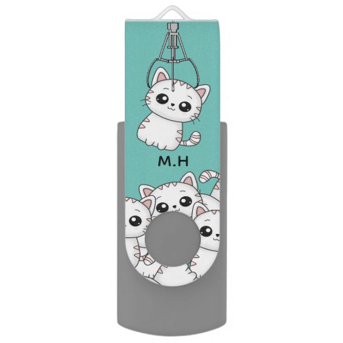 Arcade Claw Cute Cat Grabber Personalised Flash Drive