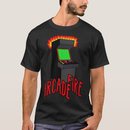 Arcade Fire_Literally Baseball  Sleeve  T_Shirt