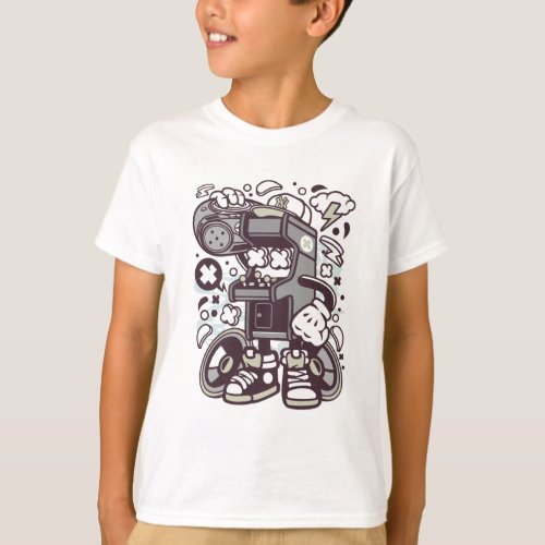 Arcade game boombox T_Shirt