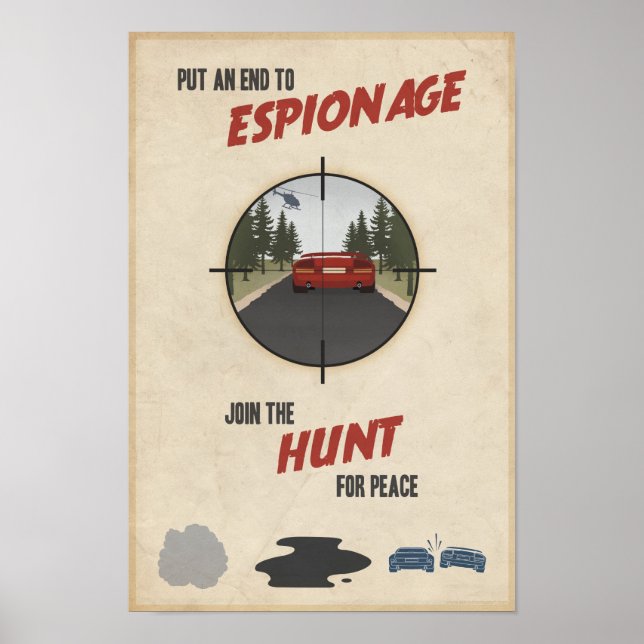 Arcade game propaganda poster- tenth in a series poster (Front)