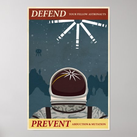 Arcade Game Propaganda Poster- Tenth In A Series Poster
