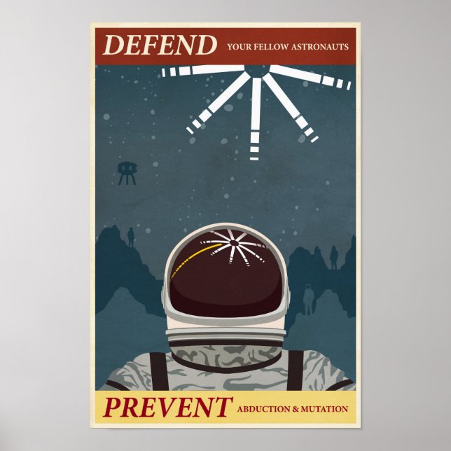 Arcade game propaganda poster- tenth in a series poster (Front)