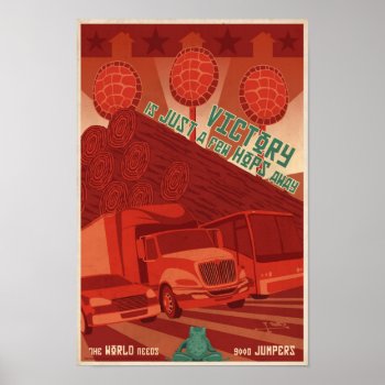 Arcade Game Propaganda Poster- Third In A Series Poster by stevethomas at Zazzle