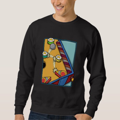 Arcade Game Vintage Pinball Machine 1 Sweatshirt