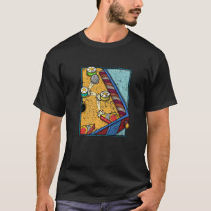 Arcade Game Vintage Pinball Machine T-Shirt