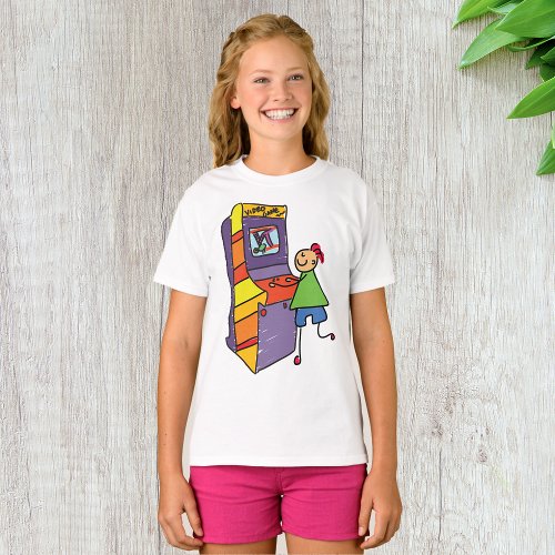 Arcade Kid Girls T_Shirt
