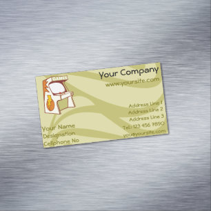 Arcade machine business card magnet