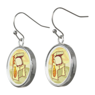 Arcade machine earrings
