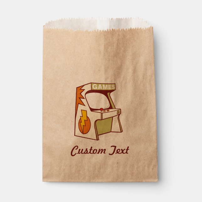 Arcade machine favor bag (Front)