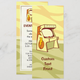 Arcade Machine Invitation