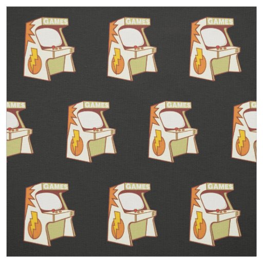 Arcade Machine Pattern Fabric