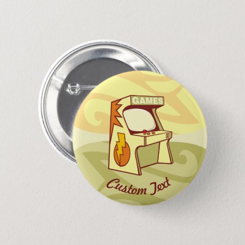 Arcade machine pinback button