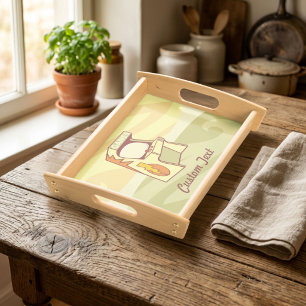 Arcade machine serving tray